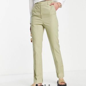 ASOS TALL linen straight pants